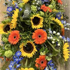 Sunflowers Casket Spary